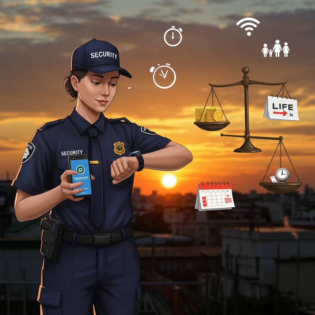 残業少なめ×日払いOK！警備業界で実現するワークライフバランス革命｜札幌東警備合同会社