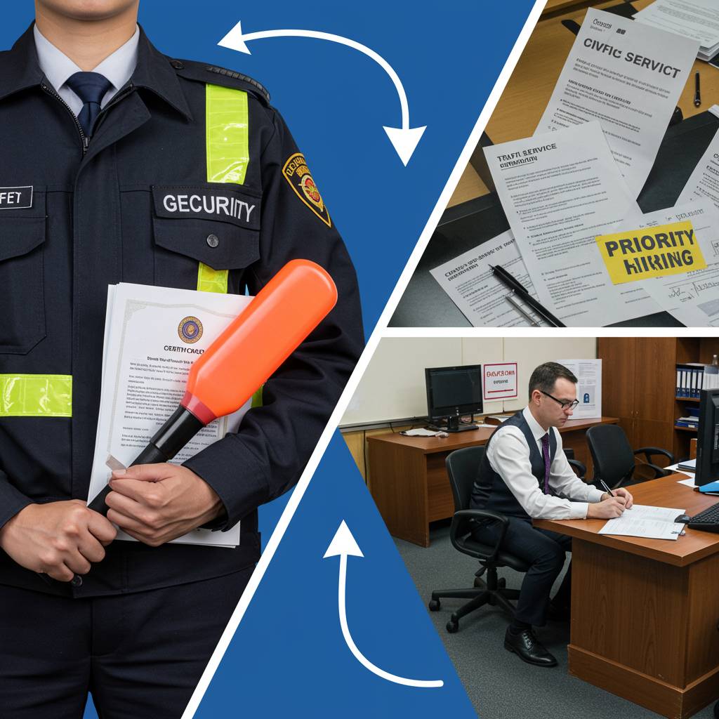 交通誘導警備資格が公務員試験に有利？知られざる採用優遇の実態｜札幌東警備合同会社