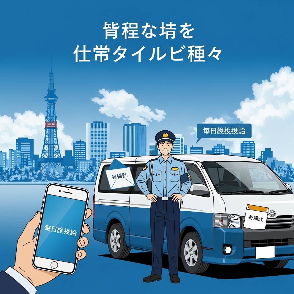 警備業界の働き方改革：札幌で広がる送迎・日払い完備の新しい雇用スタイル｜札幌東警備合同会社