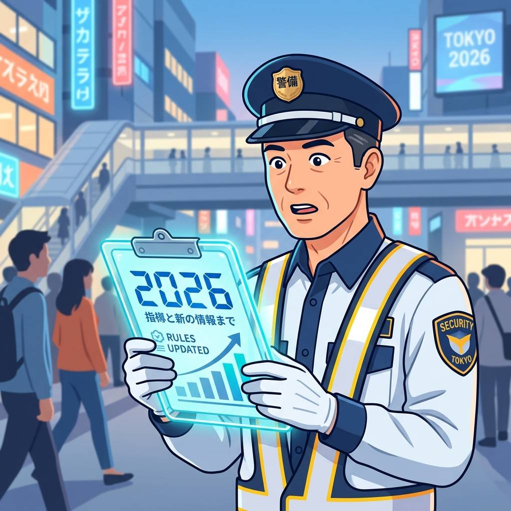 雑踏警備資格の更新手続きが変わった？2026年最新ルールの注意点まとめ｜札幌東警備合同会社